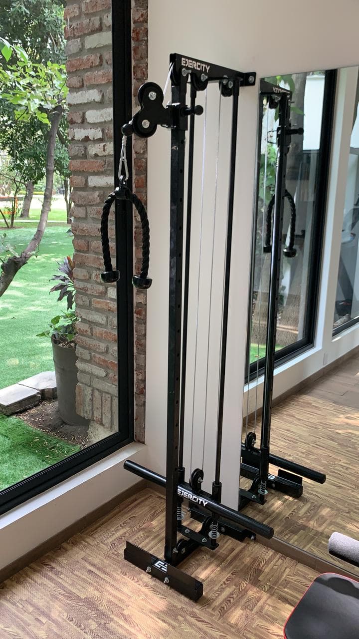 Estación de polea para gimnasio · fabricación ArtMetal Medellín